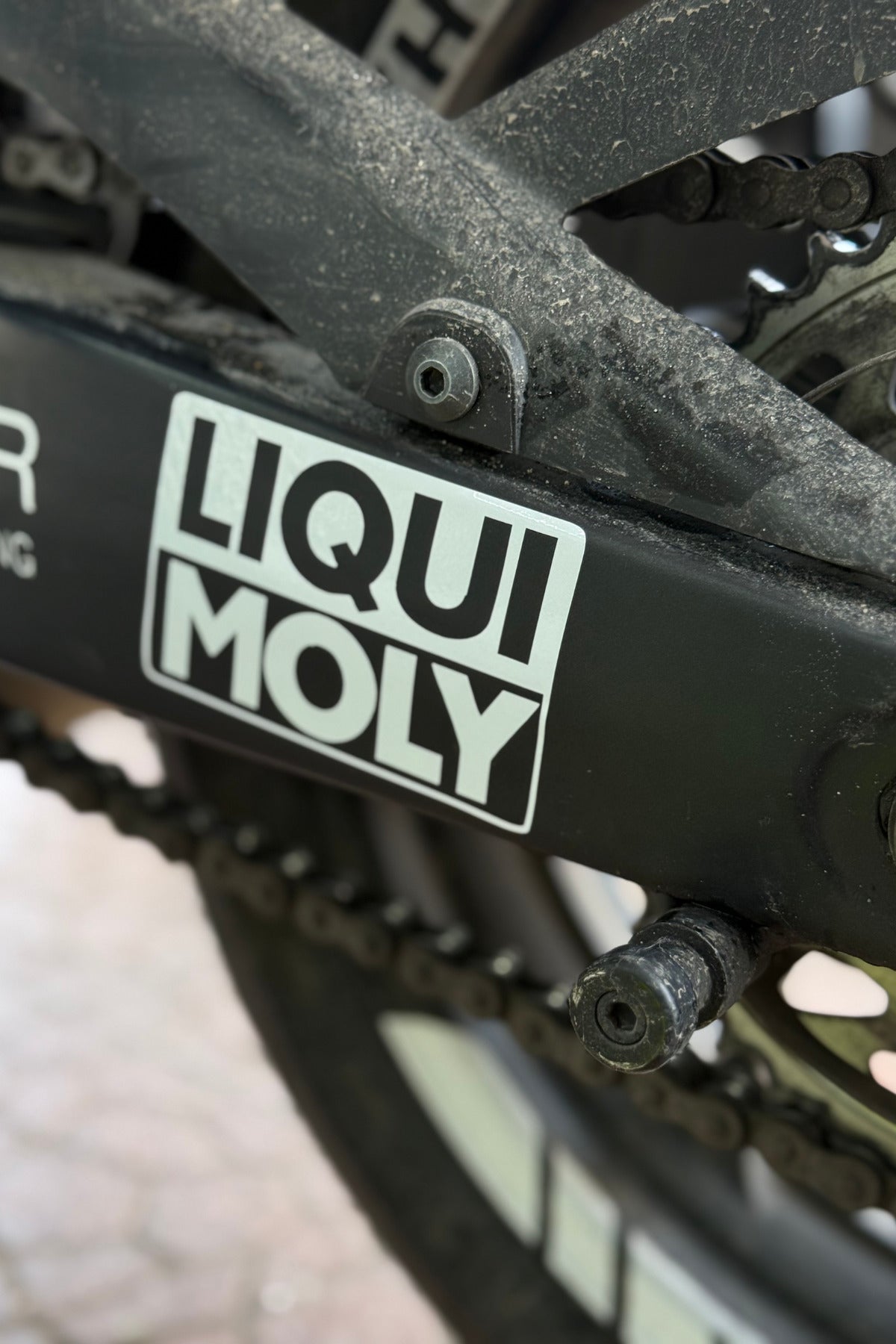 Motor-Araba-Laptop için Beyaz LIQUI MOLY Sticker (10CMX6,5CM)