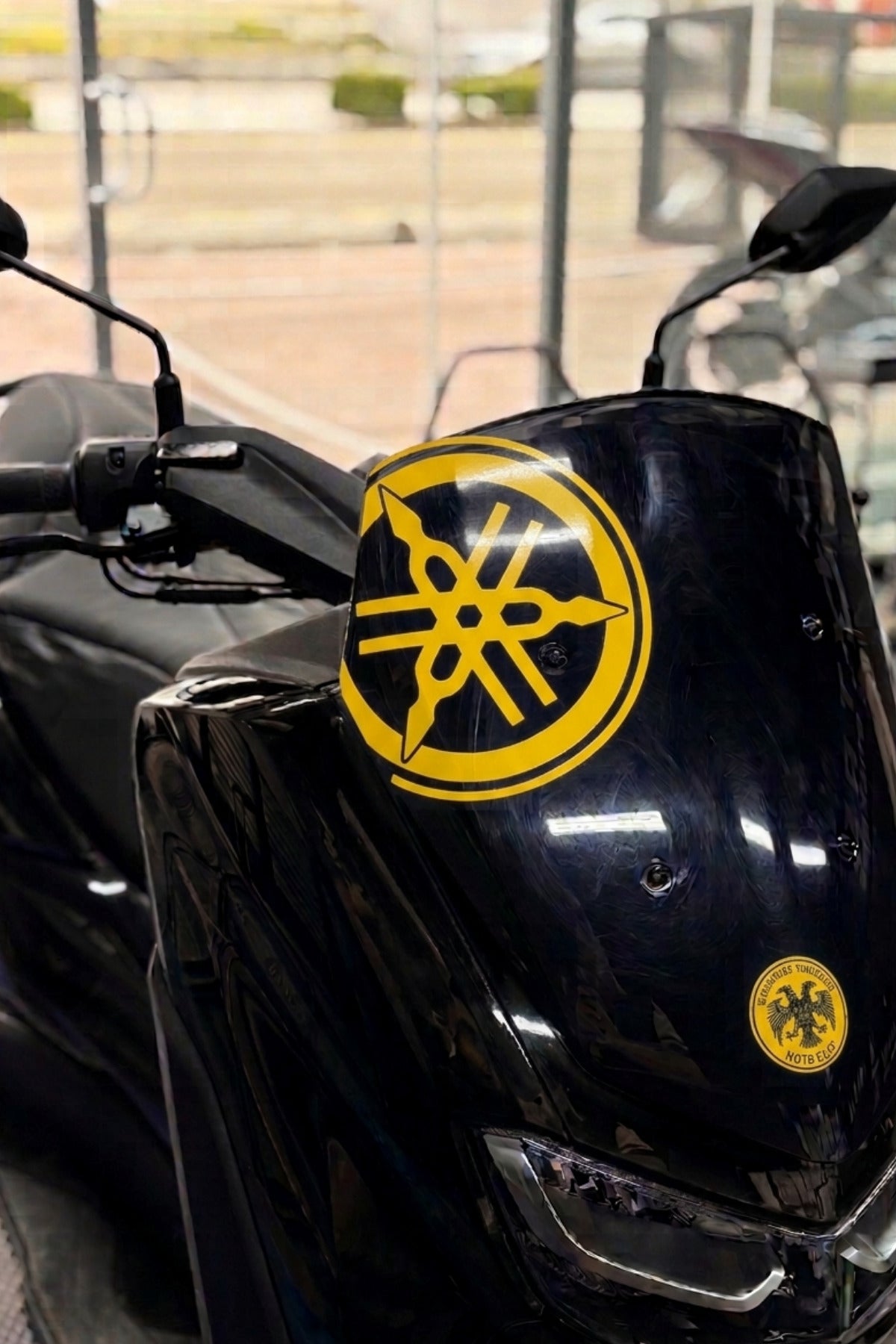 Yamaha Nmax Grubu için Cama Uyumlu 20CM Yamaha Logo Sticker (1 Adet)