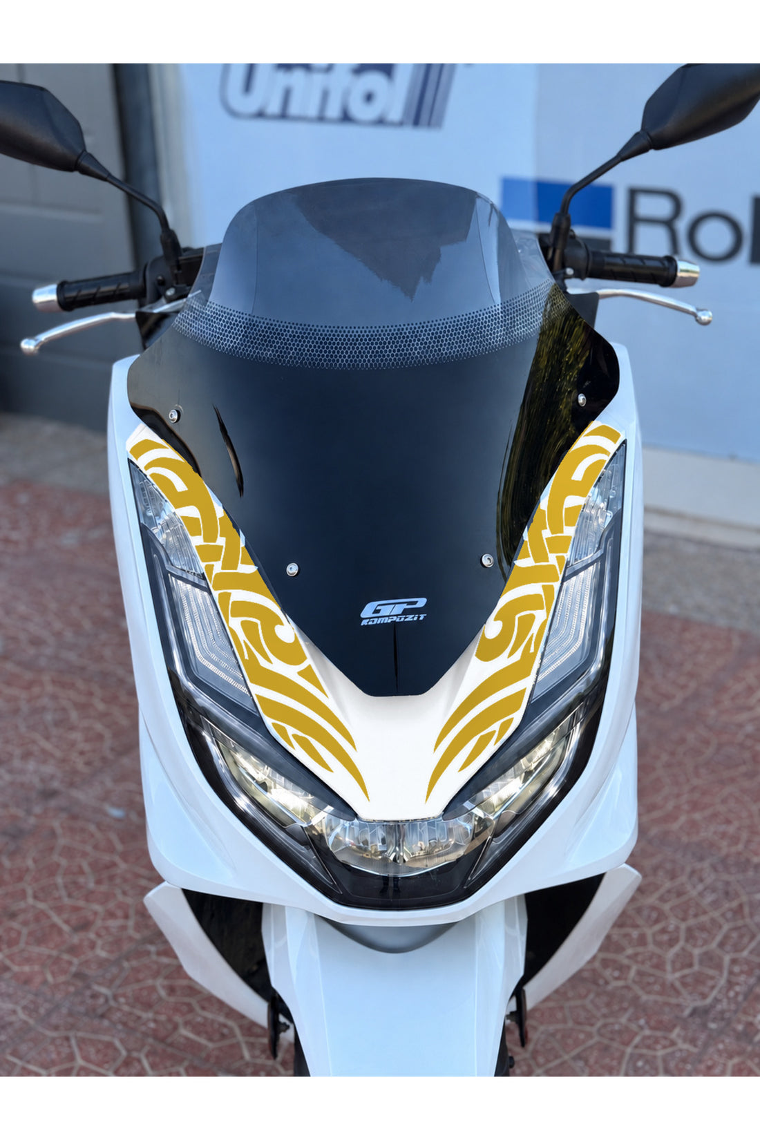 Honda PCX için Ön Göğüs Uyumlu Sağ-Sol Tribal Dövme desen Sticker Etiket