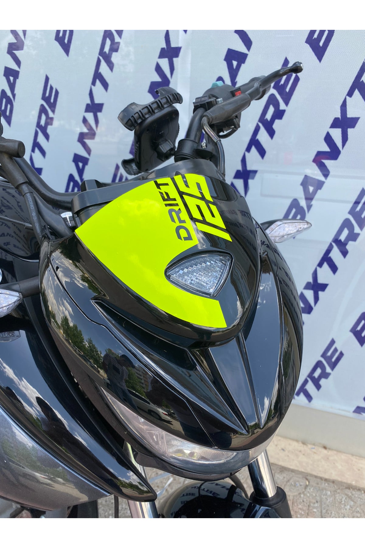 Mondial Drift-L için Drift 125 Kafa Sticker Etiket