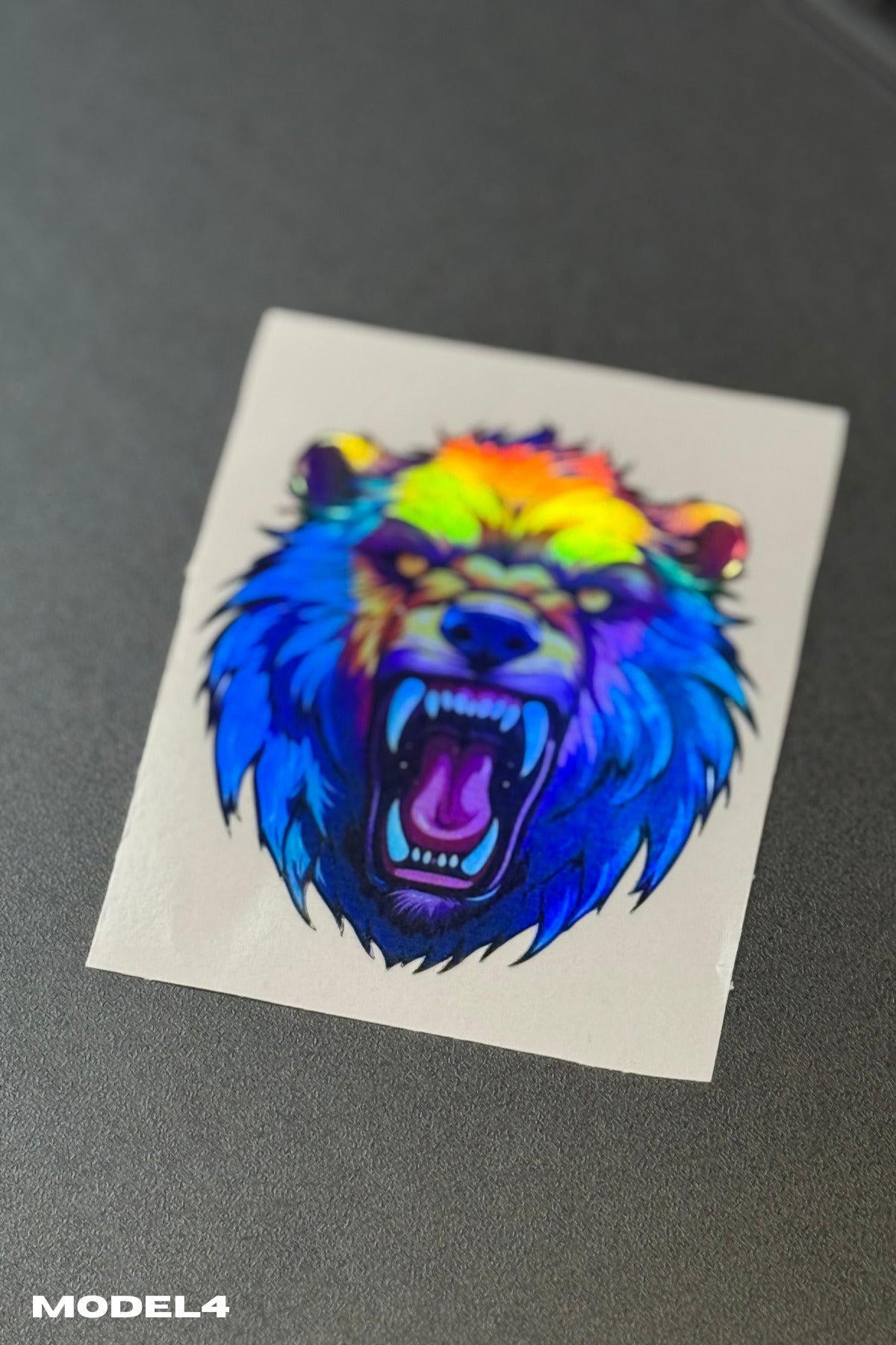 Motor-Araba-Laptop için Hologramlı Renkli Mini Sticker