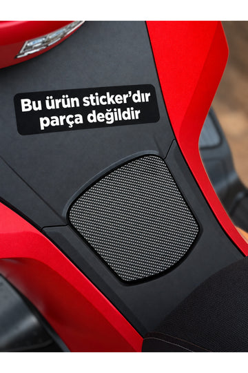 Honda PCX Deluxe 2025-2026 Yılları Uyumlu Depo Üstü 8D Karbon Folyo Kaplama Sticker (1 Adet) (Tam Kalıplı)