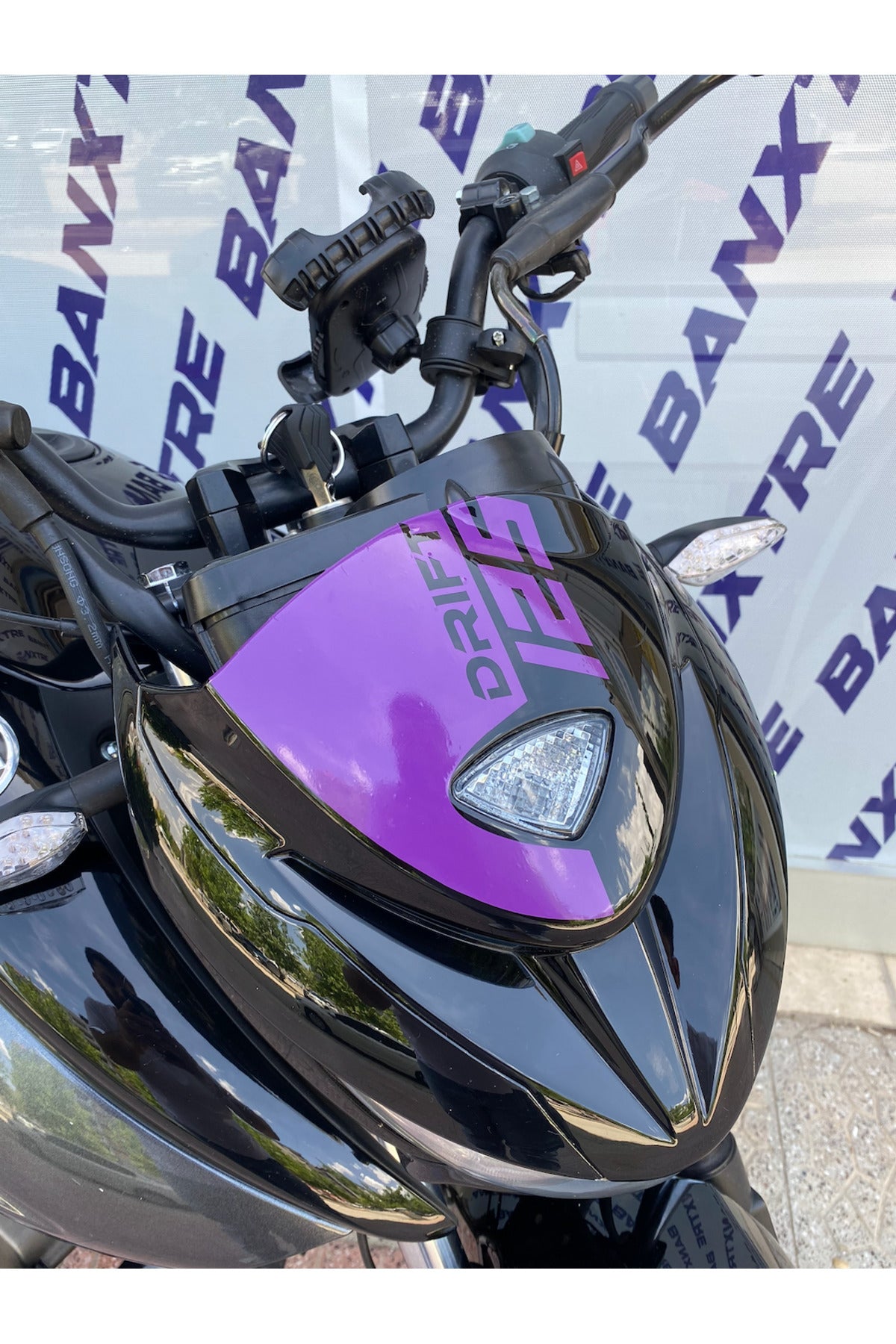 Mondial Drift-L için Drift 125 Kafa Sticker Etiket