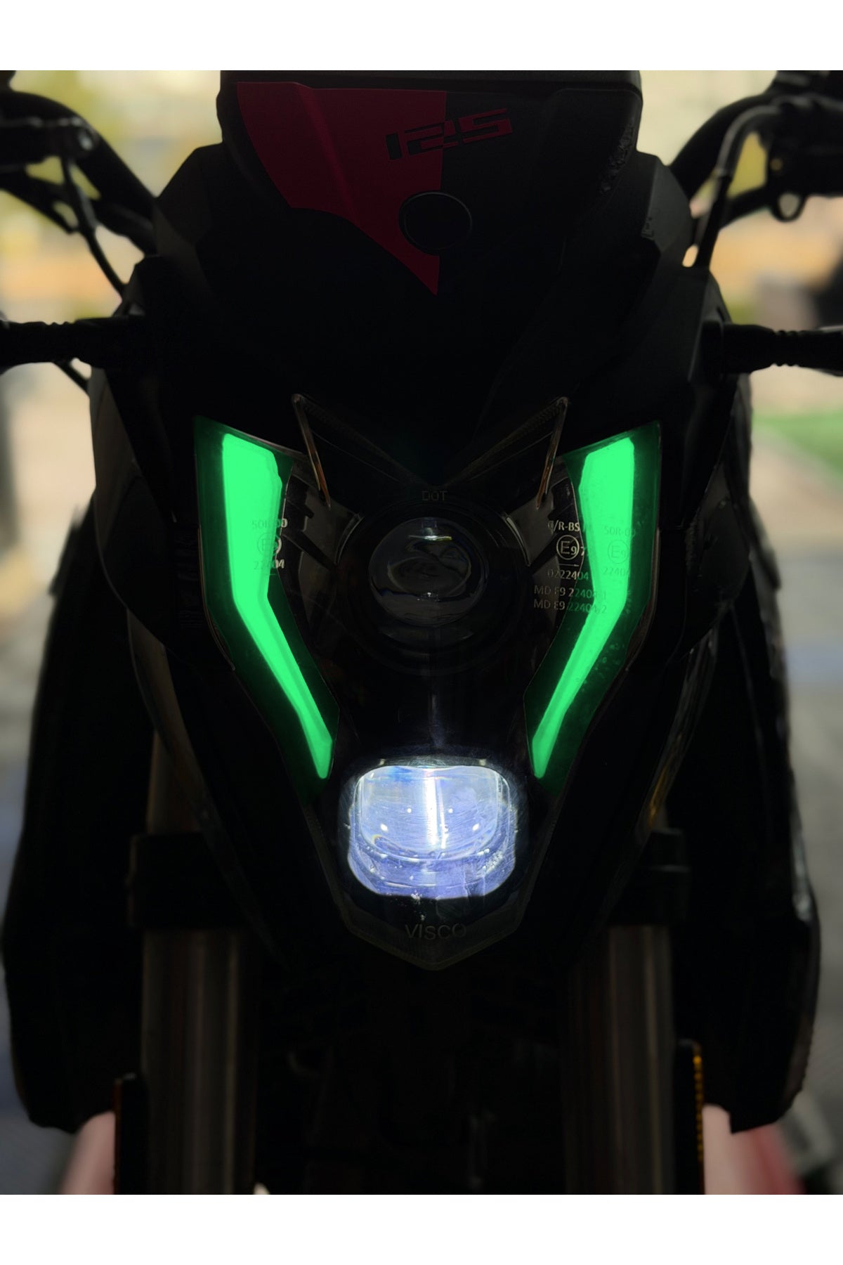 Falcon S188 Salvador Motosiklet için Hazır Kesim Far Renklendirme Far Filmi Sticker (Sağ ve Sol )