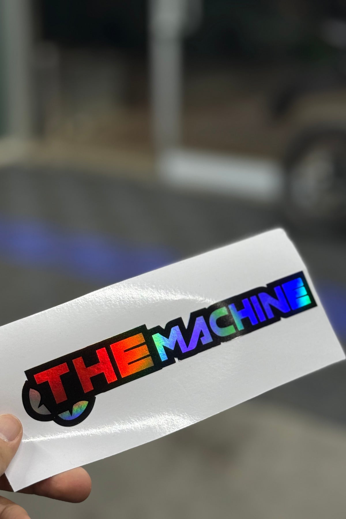 Araba ve Motor için Hologramlı Yazılı Sticker Etiket