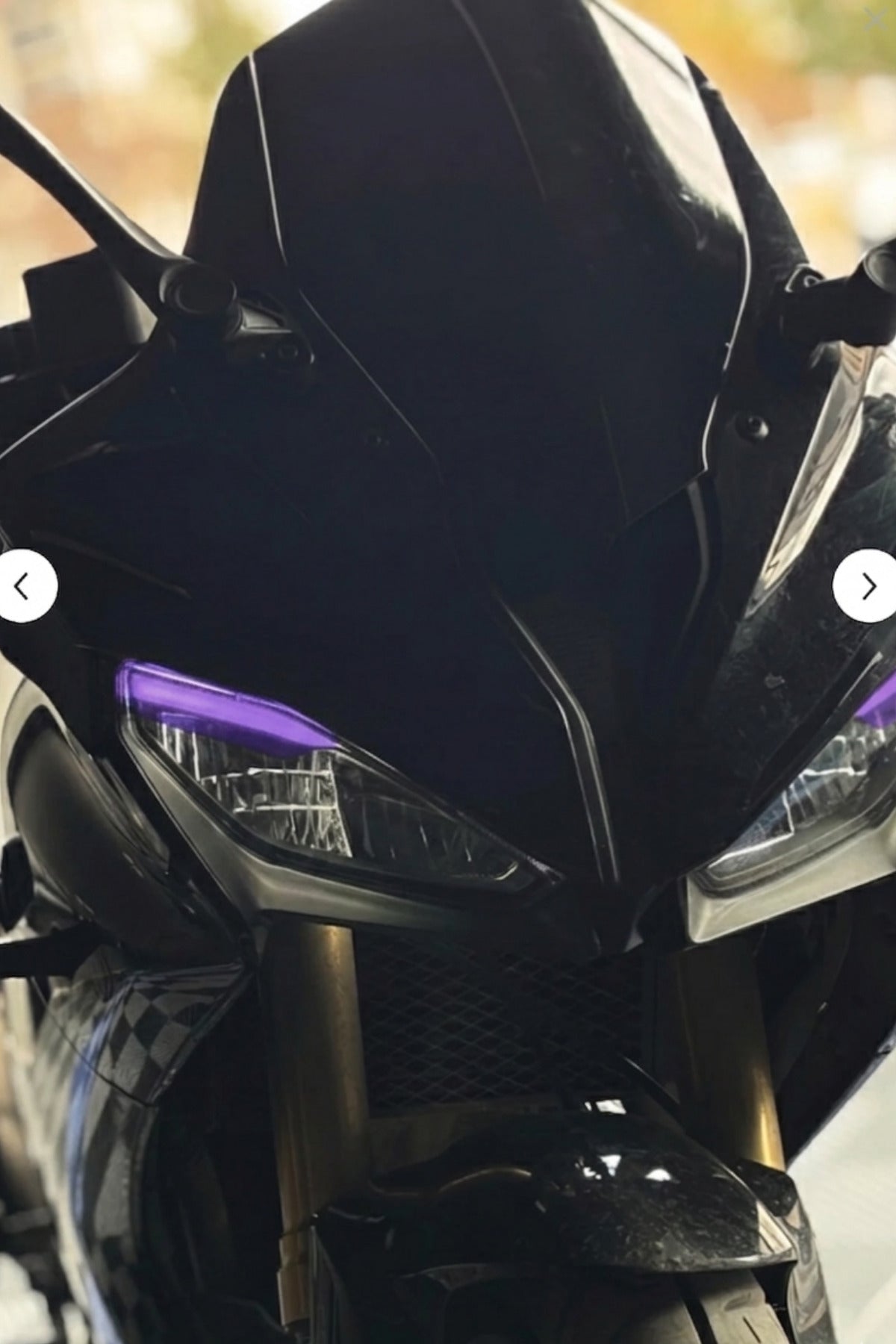 RKS SRK125 Racing için Gündüz Led Far Sticker