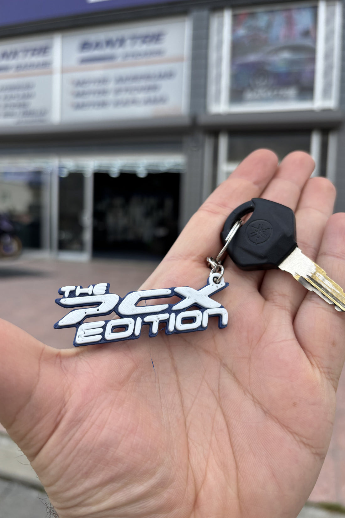 Honda PCX için Anahtarlık The PCX Edition Özel Tasarım Sert Plastik Anahtarlık