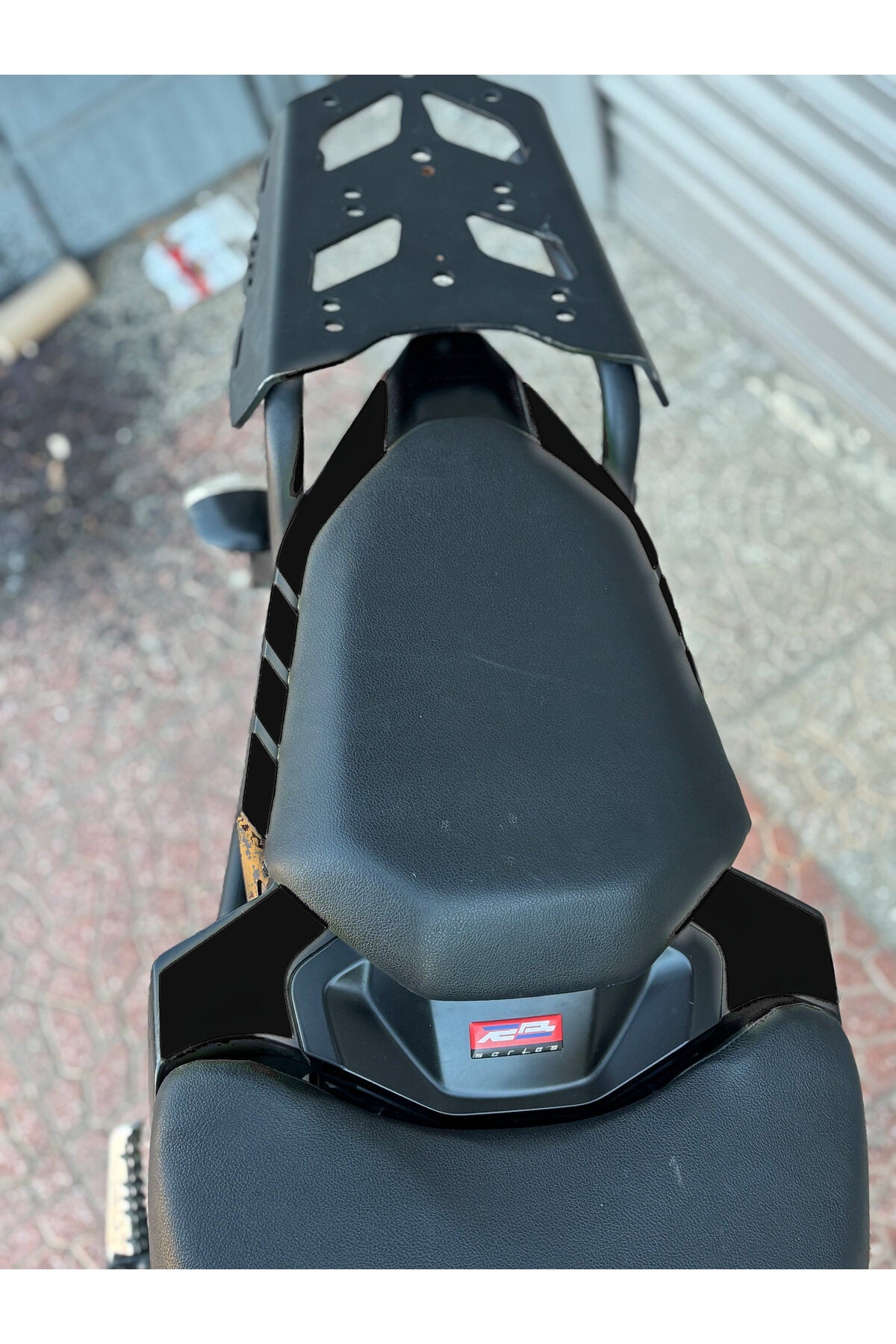 Yamaha MT-07 için 4 Parça Kuyruk Renklendirme Sticker Seti (2014-2017 Yılları ve arası uyumlu)