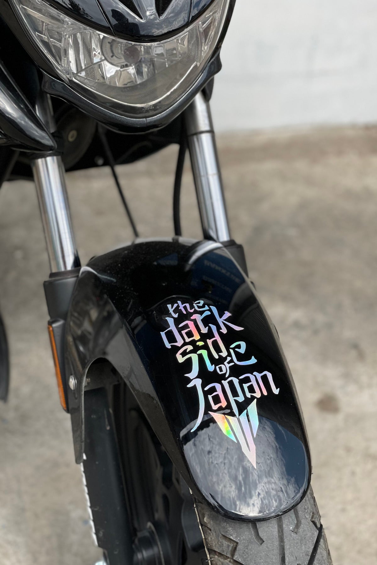 Motor-kask İçin Dark Side Of Japan Mt Logolu Hologramlı Sticker Etiket 16cmx10cm (1 Adet)
