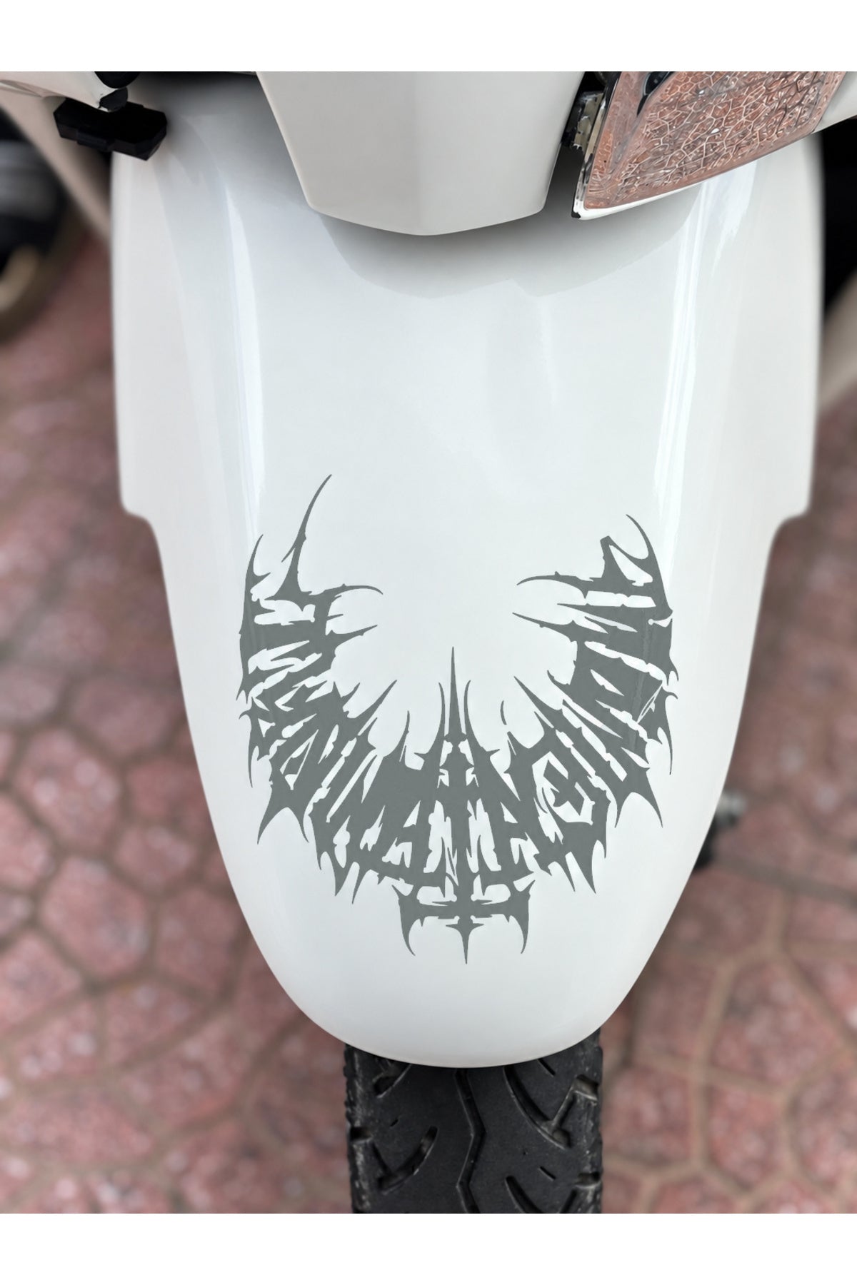 Jupiter Ön Çamurluk için Yarım Gotik Tribal Sticker Etiket (15CMx15CM)