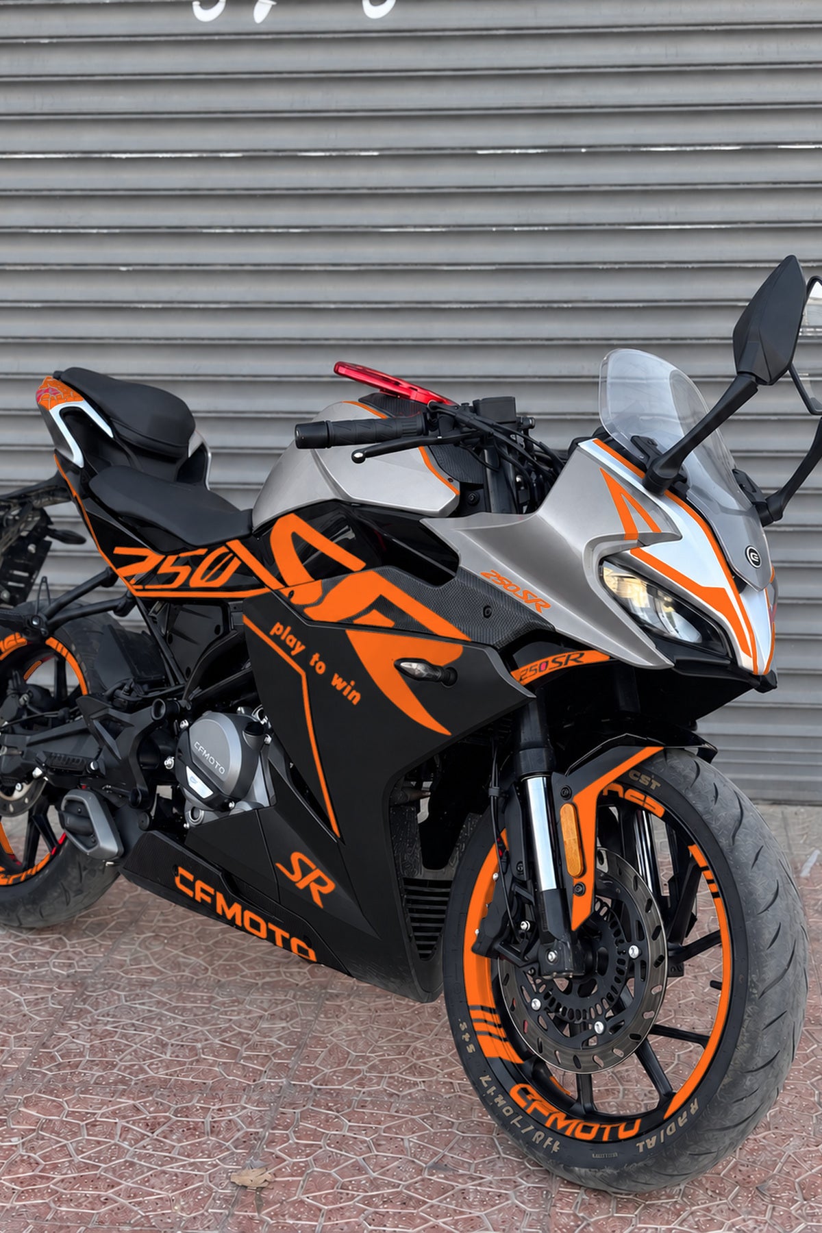 CFMOTO SR 250 için Komple Ultra Renk Değişim Sticker Seti (Sağ ve Sol )