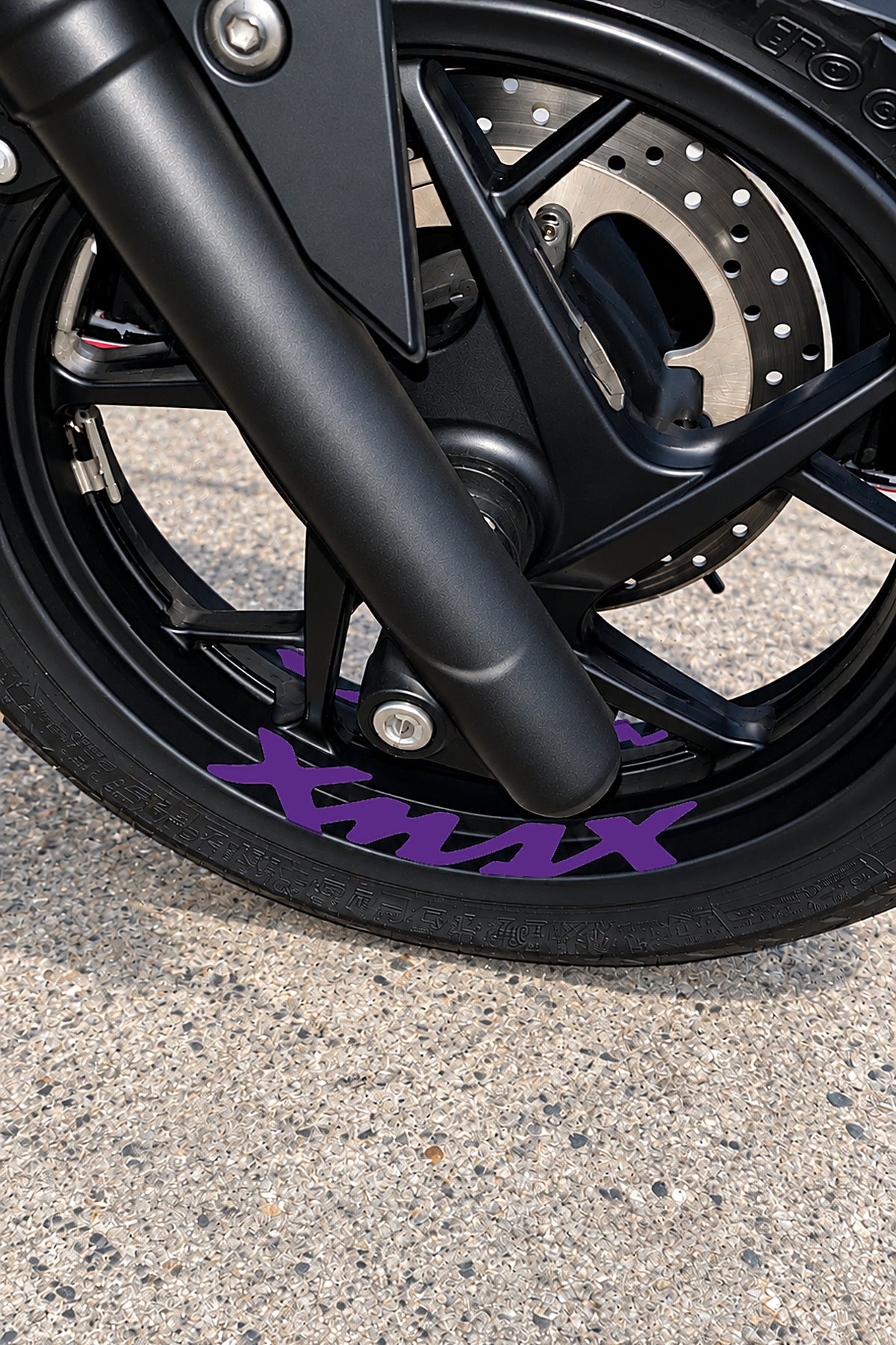 Yamaha Xmax için Jant içi Yazı Sticker Etiket (4'lü)