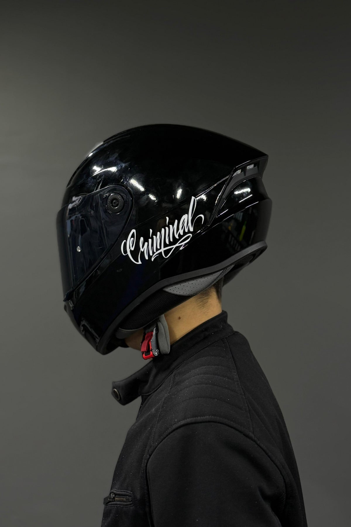 Motosiklet ve Kask için Criminal Sticker Etiket (1 Adet)
