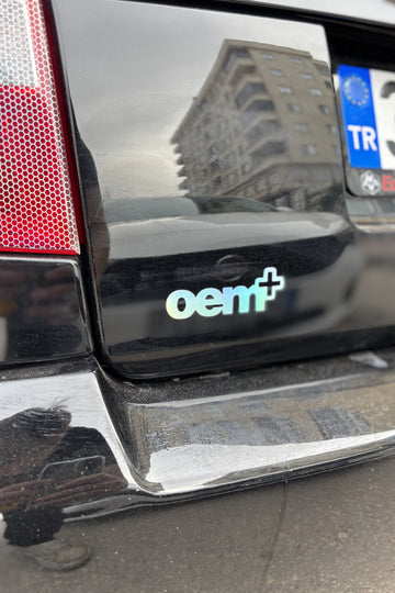 Araba ve Motor için Hologramlı OEM+ Sticker Etiket (1 Adet)