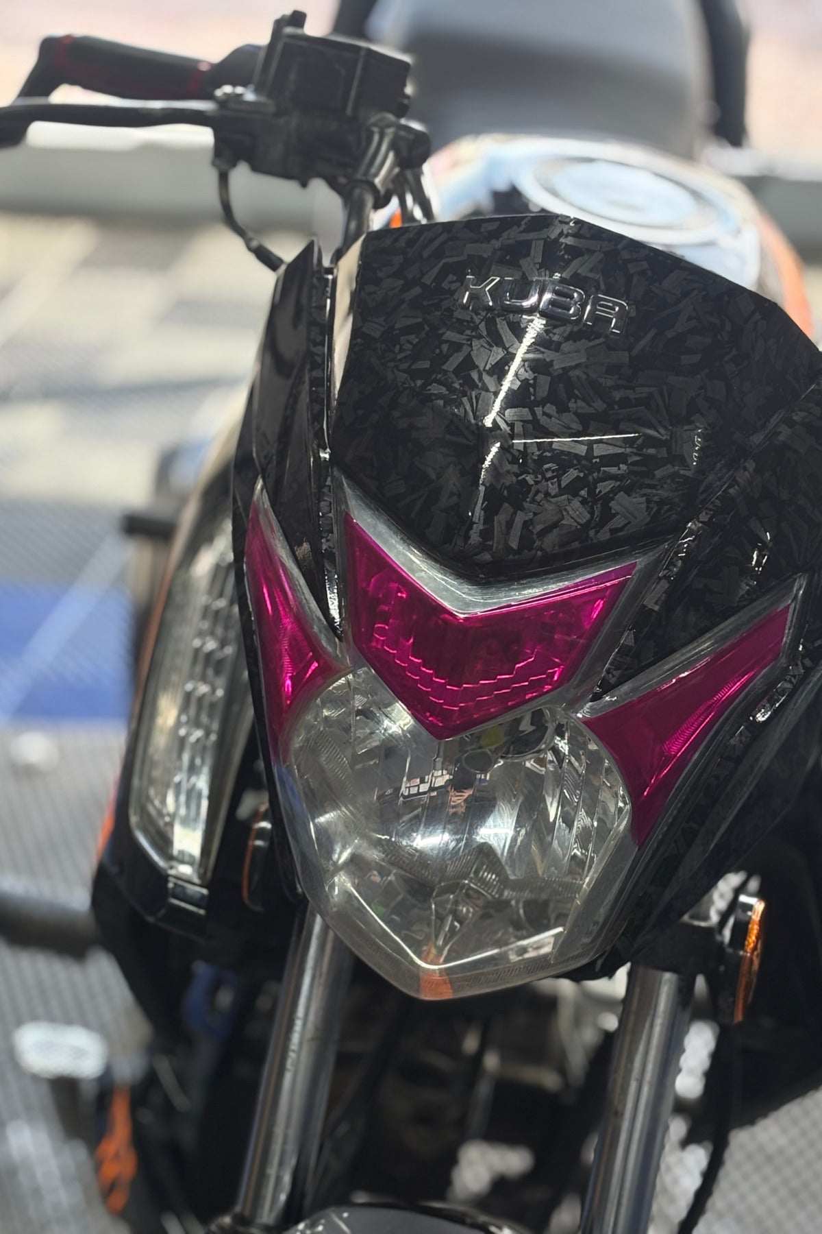TK-03 Motosiklet için Renkli Far Filmi Sticker Seti (3 Parça)