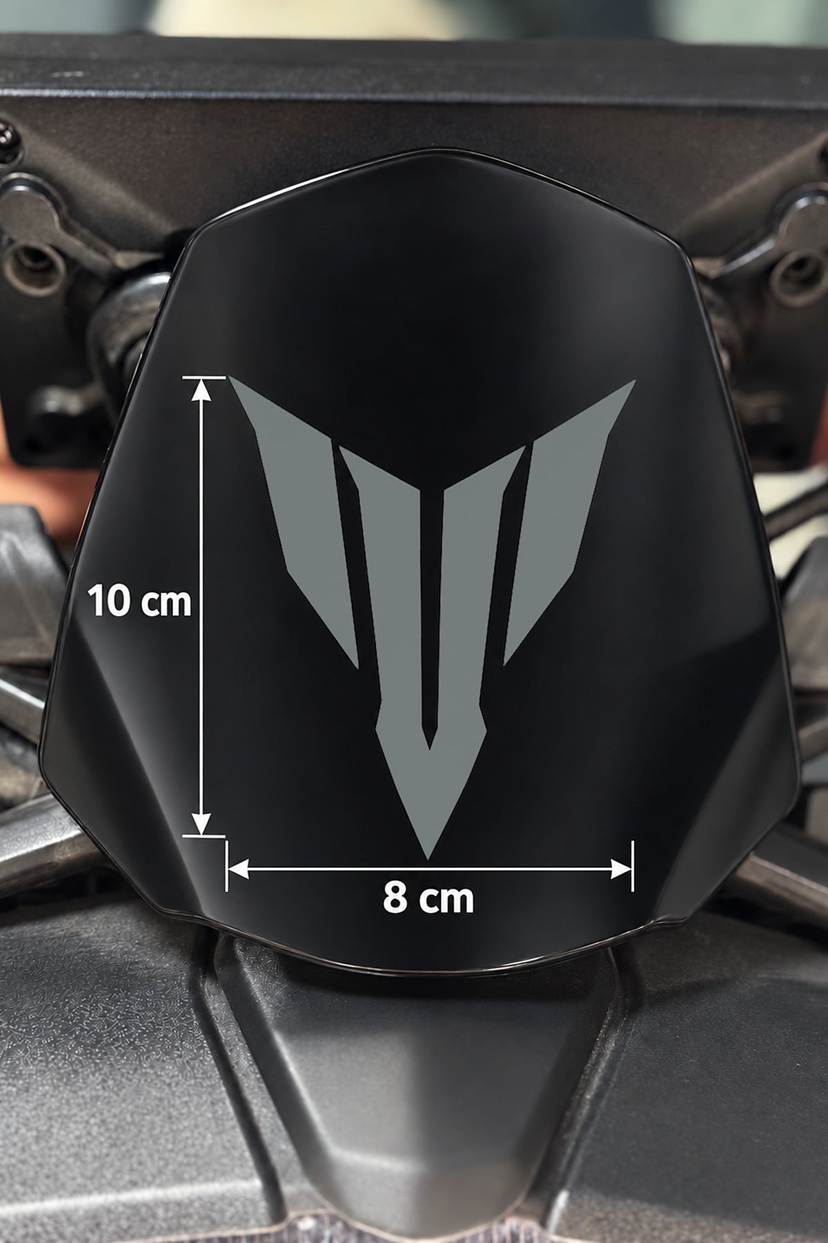 Motosiklet ve Kask için MT Logo Sticker Etiket (10CMx8CM)