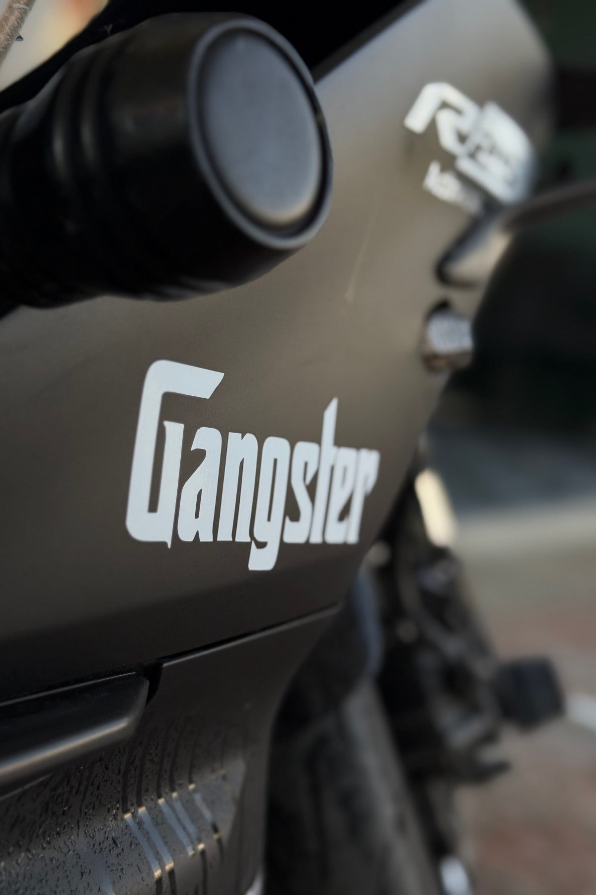 Motor-Araba-Kask için Gangster Etiket Sticker (1 Adet)