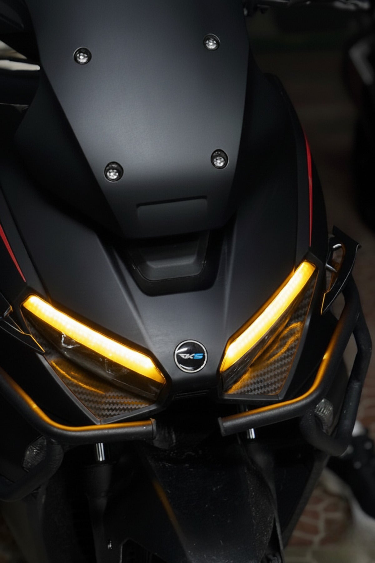RKS Lince 125 Scooter için Far Filmi Far Tasarım Sticker