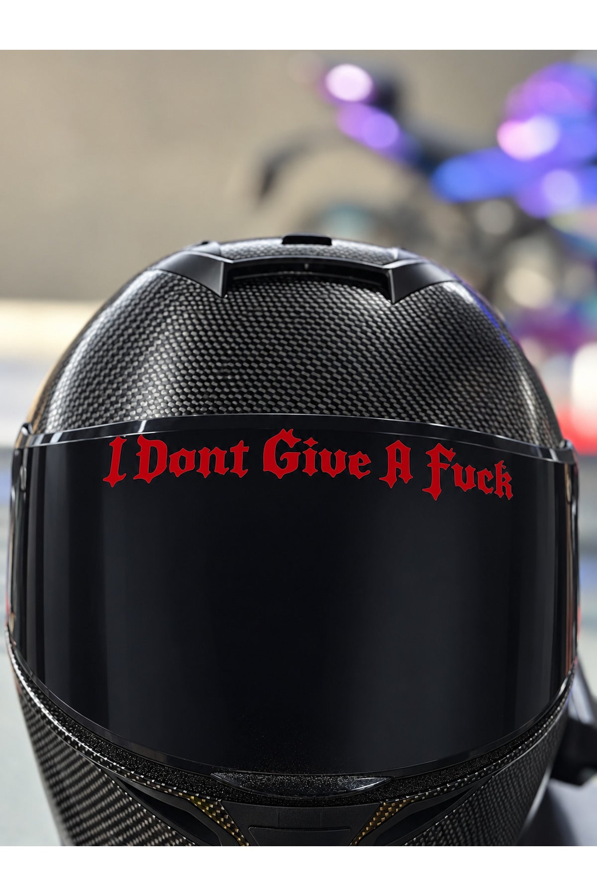 Motosiklet Kaskı için I Dont Give a FCK Sticker Etiket (1 Adet)