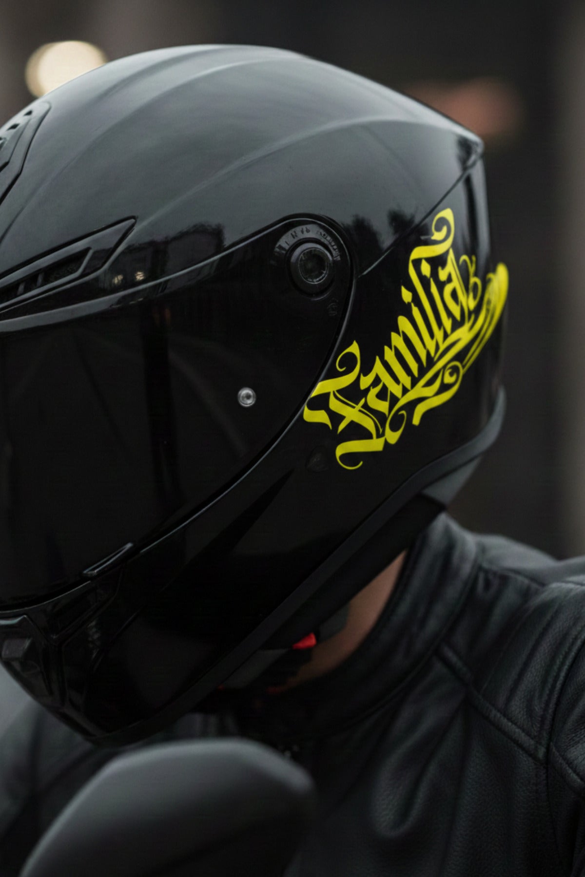 Kask ve Motosiklet için Familia (Aile) Sticker Etiket