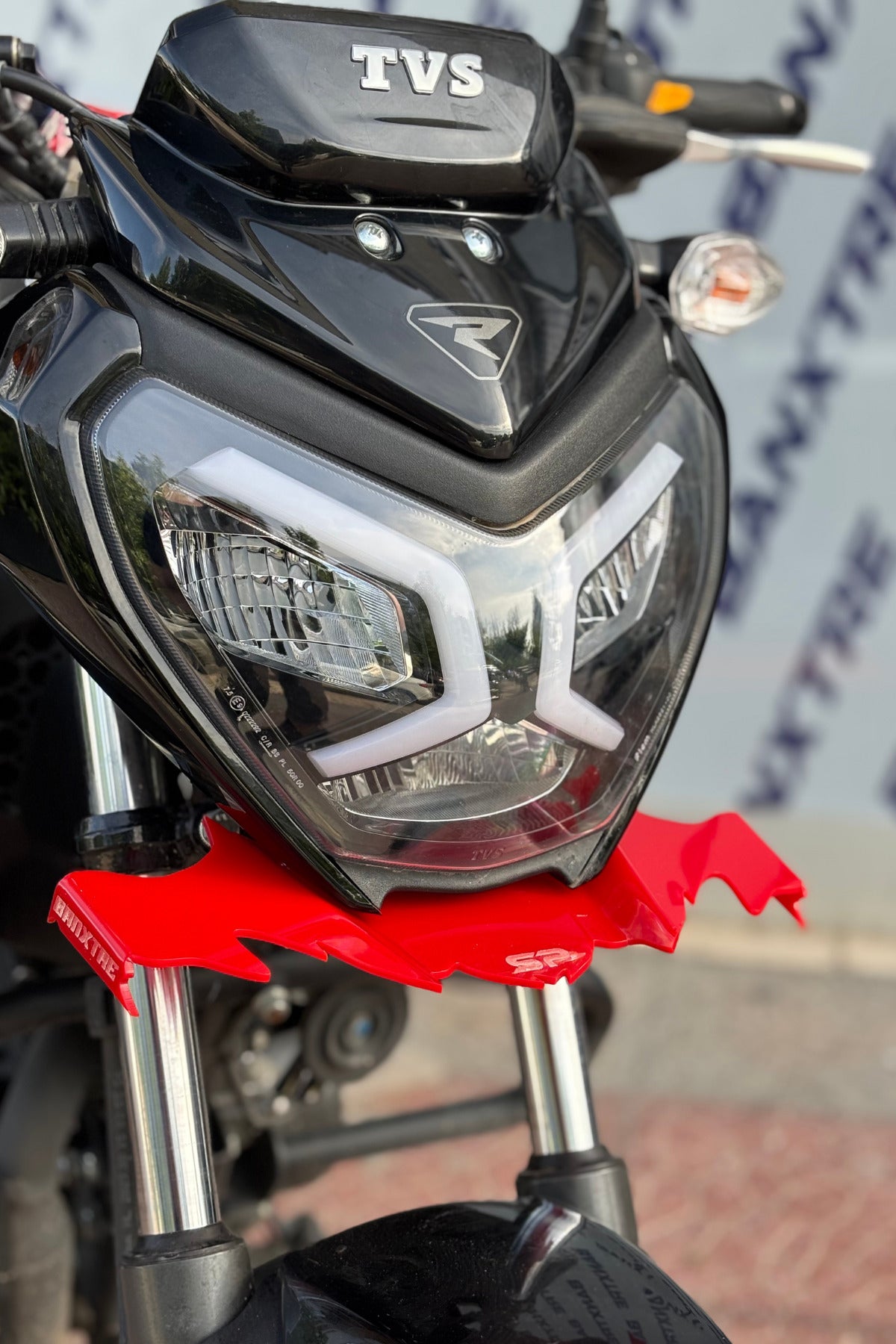 TVS Raider Uyumlu Winglet-Gaga-Sakal Parça Sticker Seti