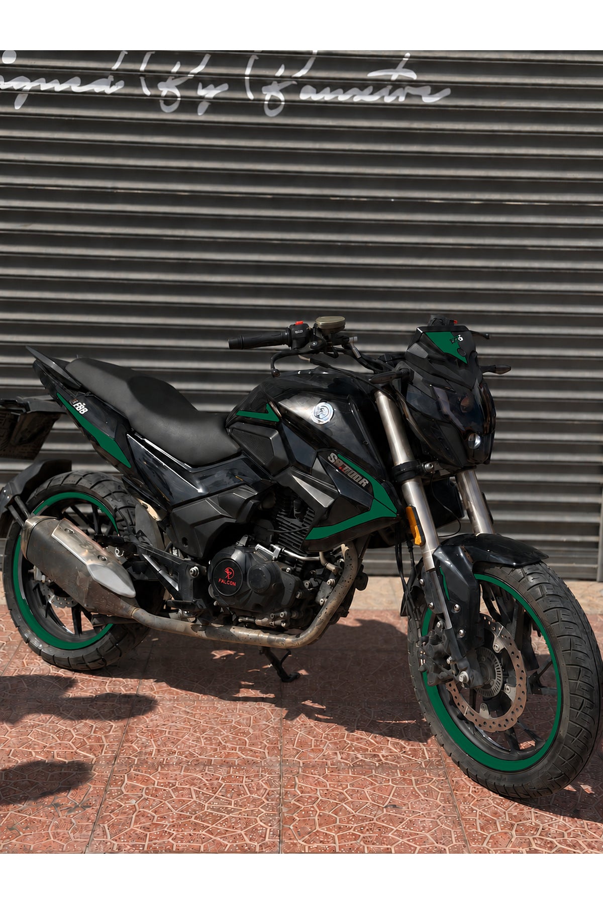 Falcon Salvador S188 Motosiklet için Komple Dekor Sticker Seti