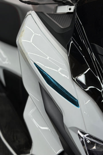 SYM JET X Scooter için Sinyallere Uyumlu Hazır Kesim Renkli Far Filmi Sticker