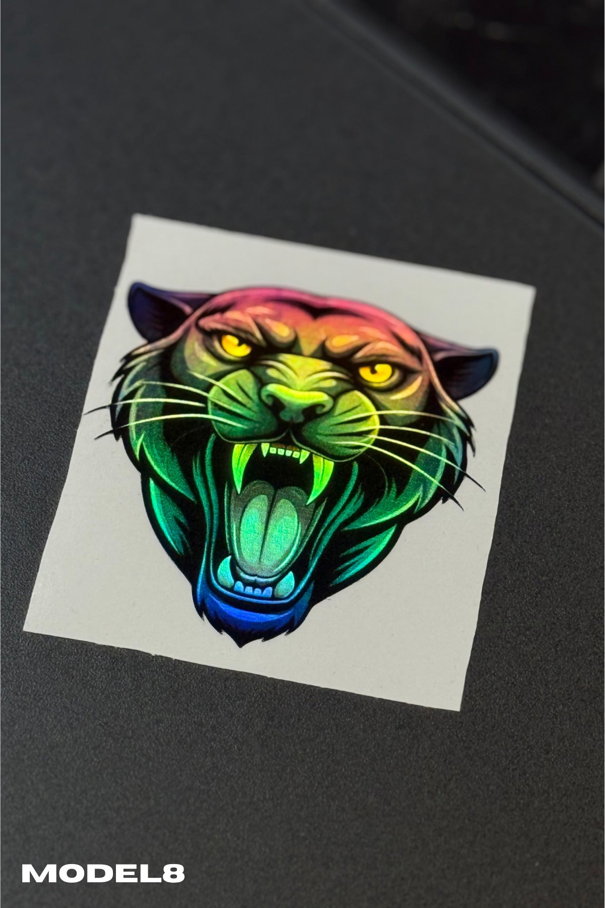 Motor-Araba-Laptop için Hologramlı Renkli Mini Sticker