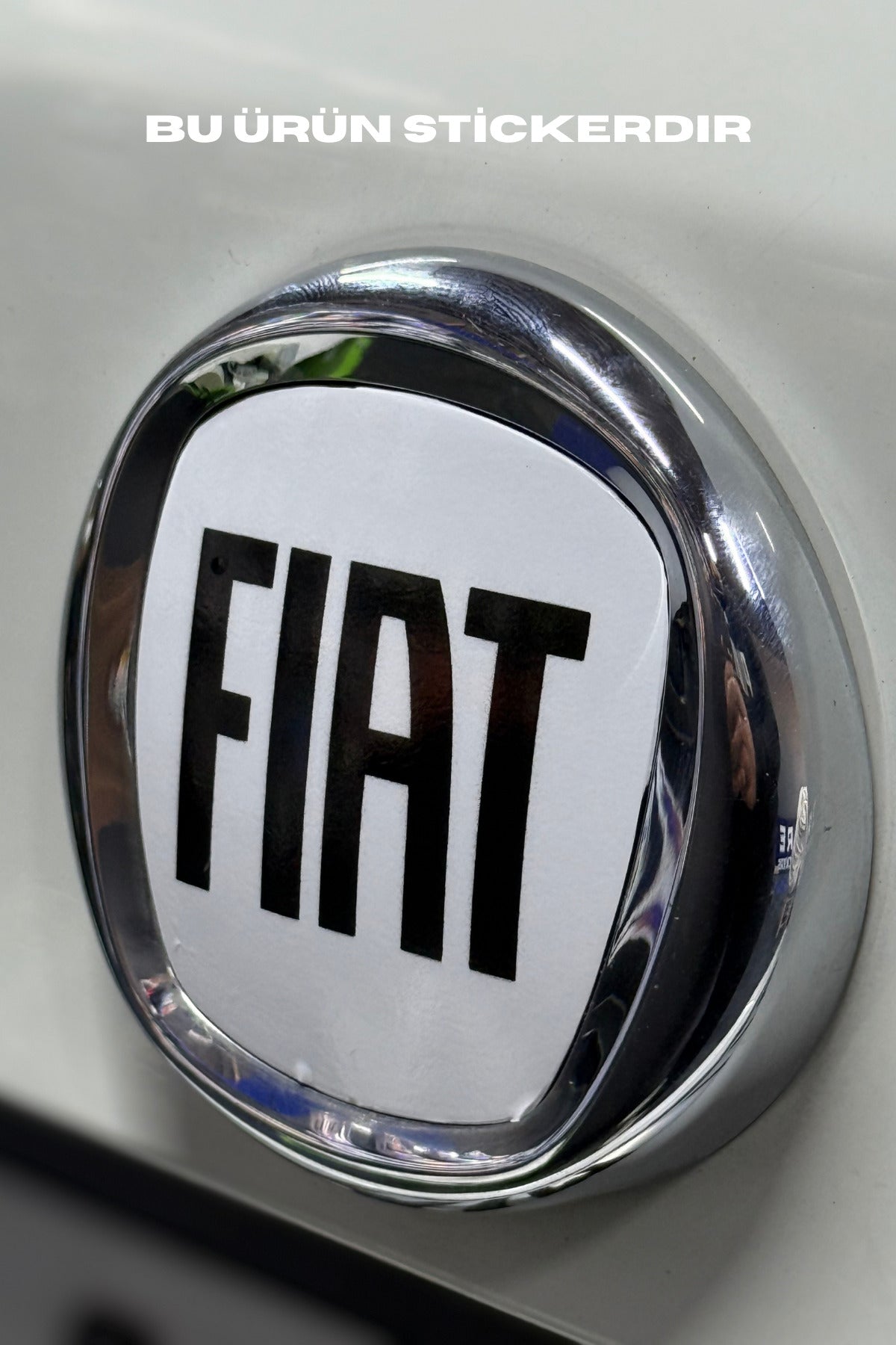 Fiat Egea için Ön-Arka Logo Sticker Seti