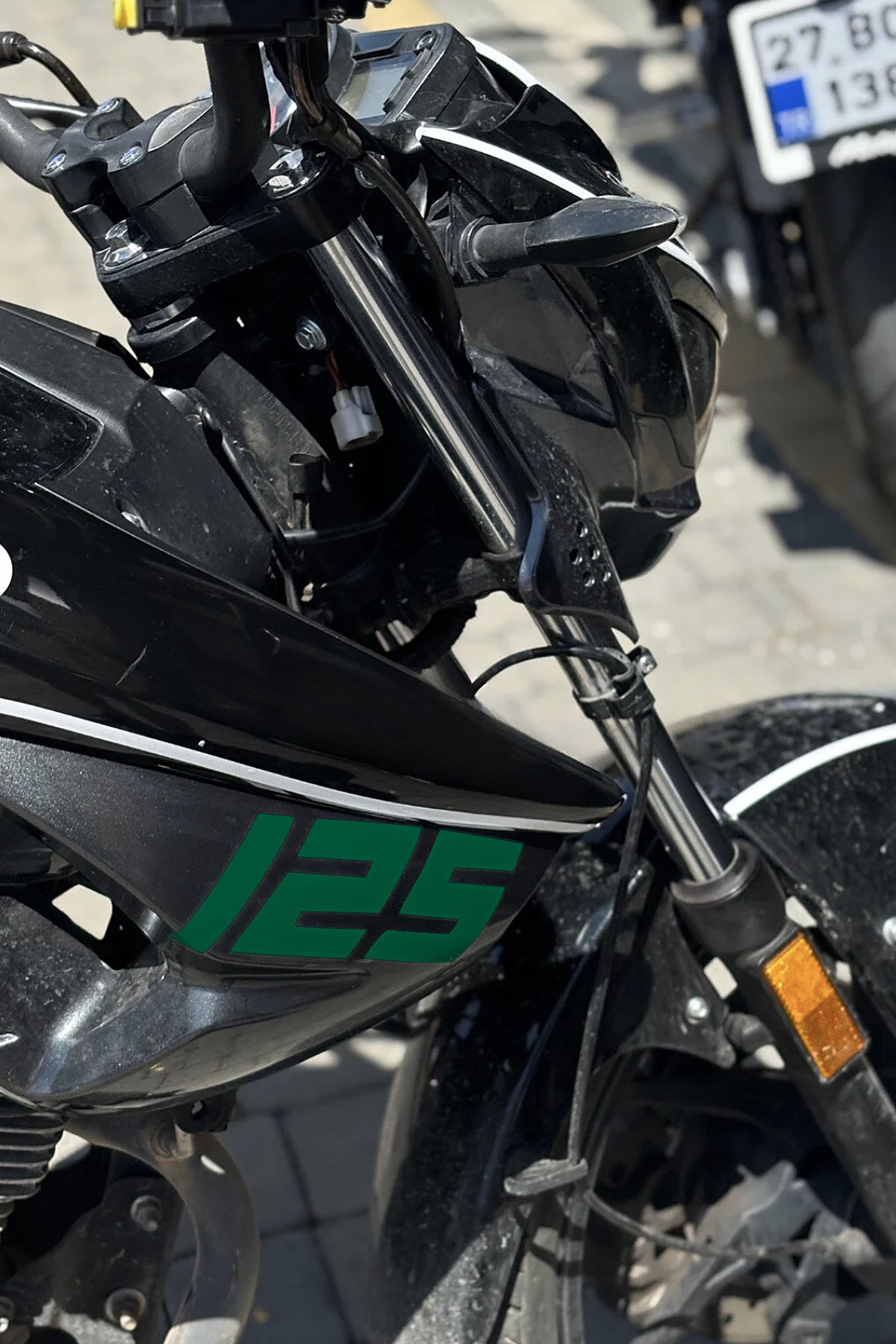 Mondial Drift-L Yan Grenajlar için 125 Yazısı Sticker Etiket (Sağ ve Sol)
