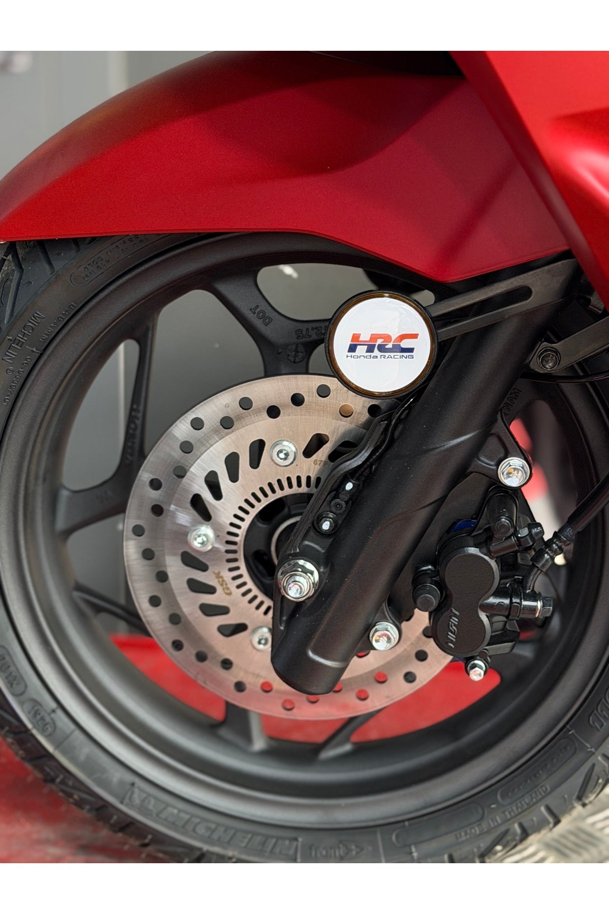Motosiklet Kedigözü için Reflektör Damla Sticker (Desenli)