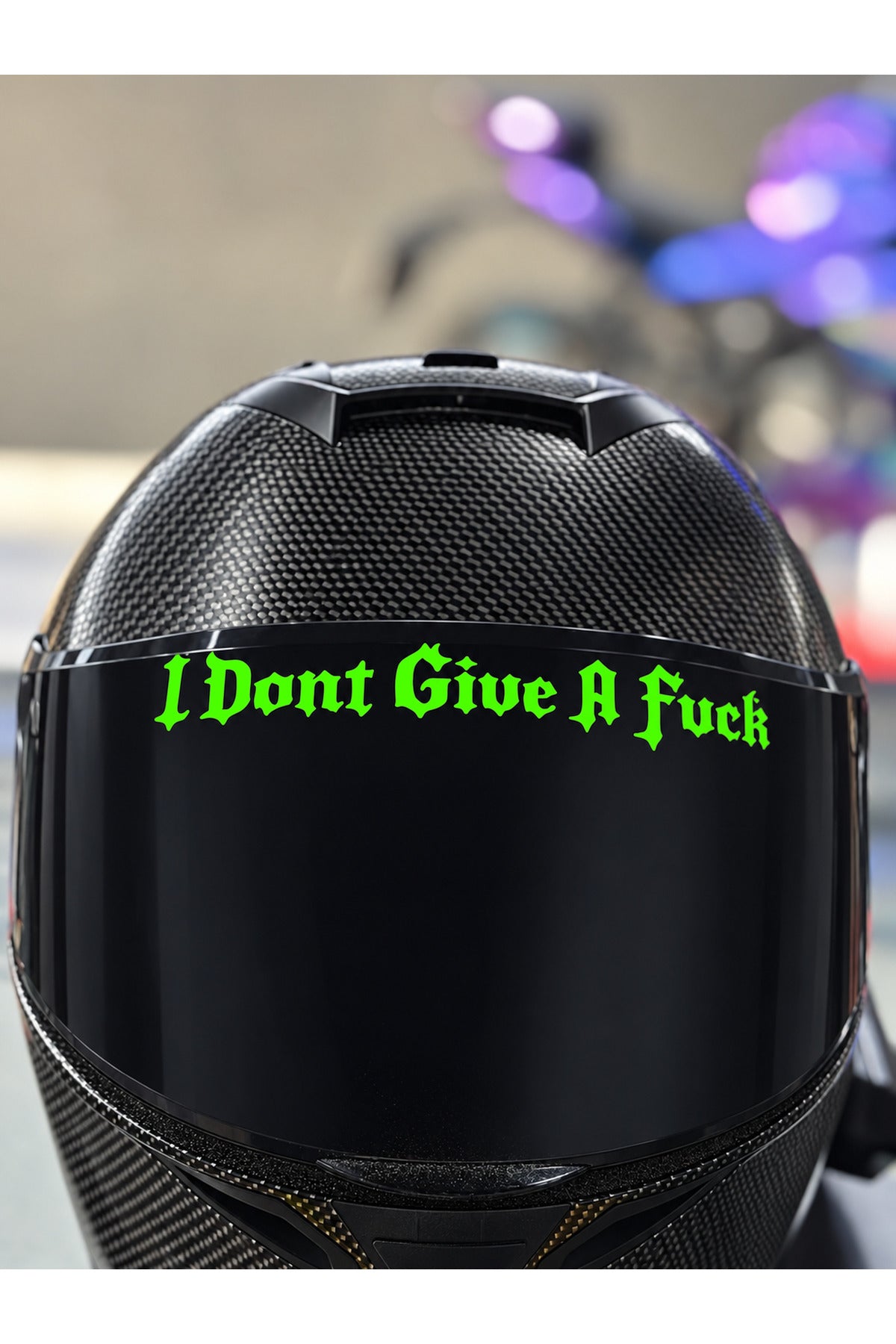 Motosiklet Kaskı için I Dont Give a FCK Sticker Etiket (1 Adet)