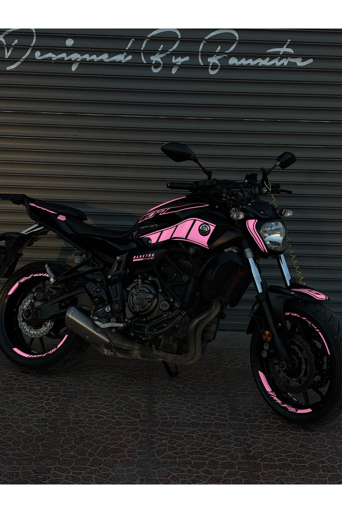 Yamaha MT-07 için Komple Sticker Seti (2014-2017) (Sağ ve Sol )