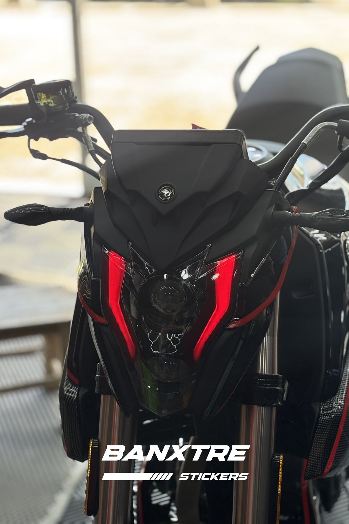 Falcon S188 Motosiklet için Far Filmi Far Tasarım Sticker Etiket (Sağ ve Sol)