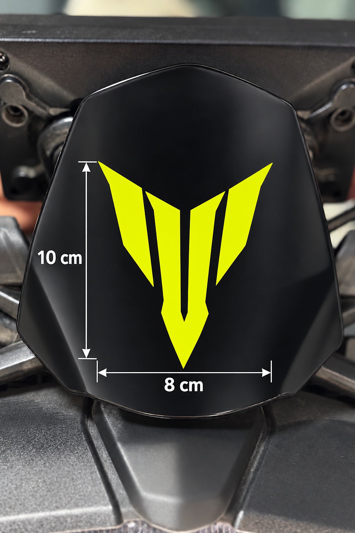 Motosiklet ve Kask için MT Logo Sticker Etiket (10CMx8CM)