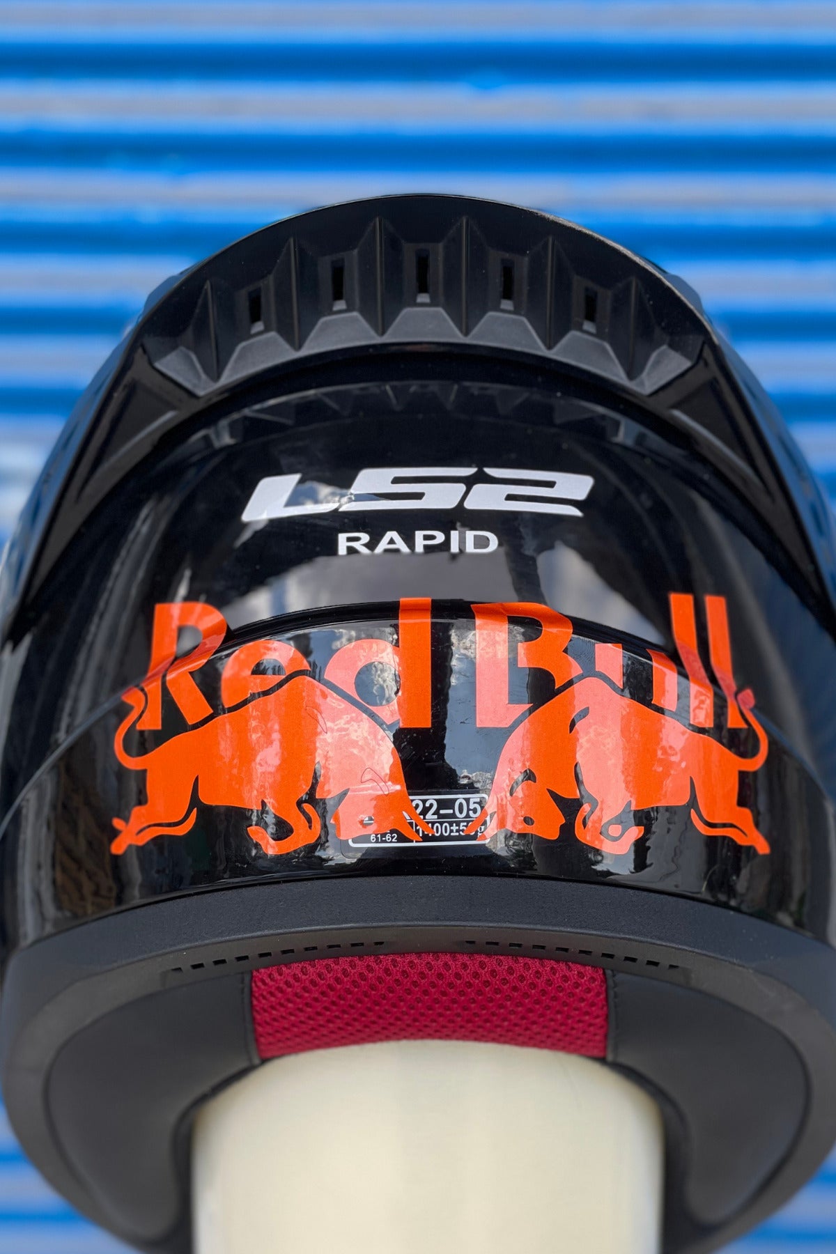 Motor-Araba-Kask için Reflektörlü Gece Parlayan Turuncu Boğa-Enerji Sticker Etiket 15CMx6CM (1 Adet)