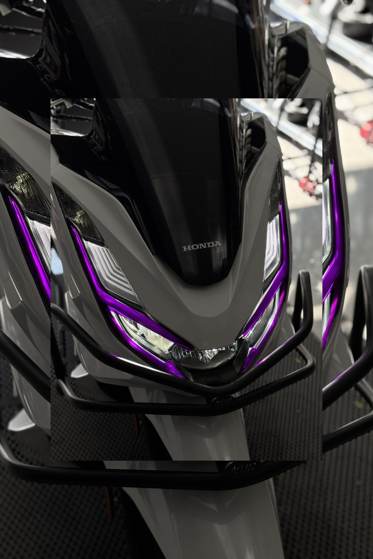 Honda PCX Gündüz Led için Far Tasarım Folyosu Sticker
