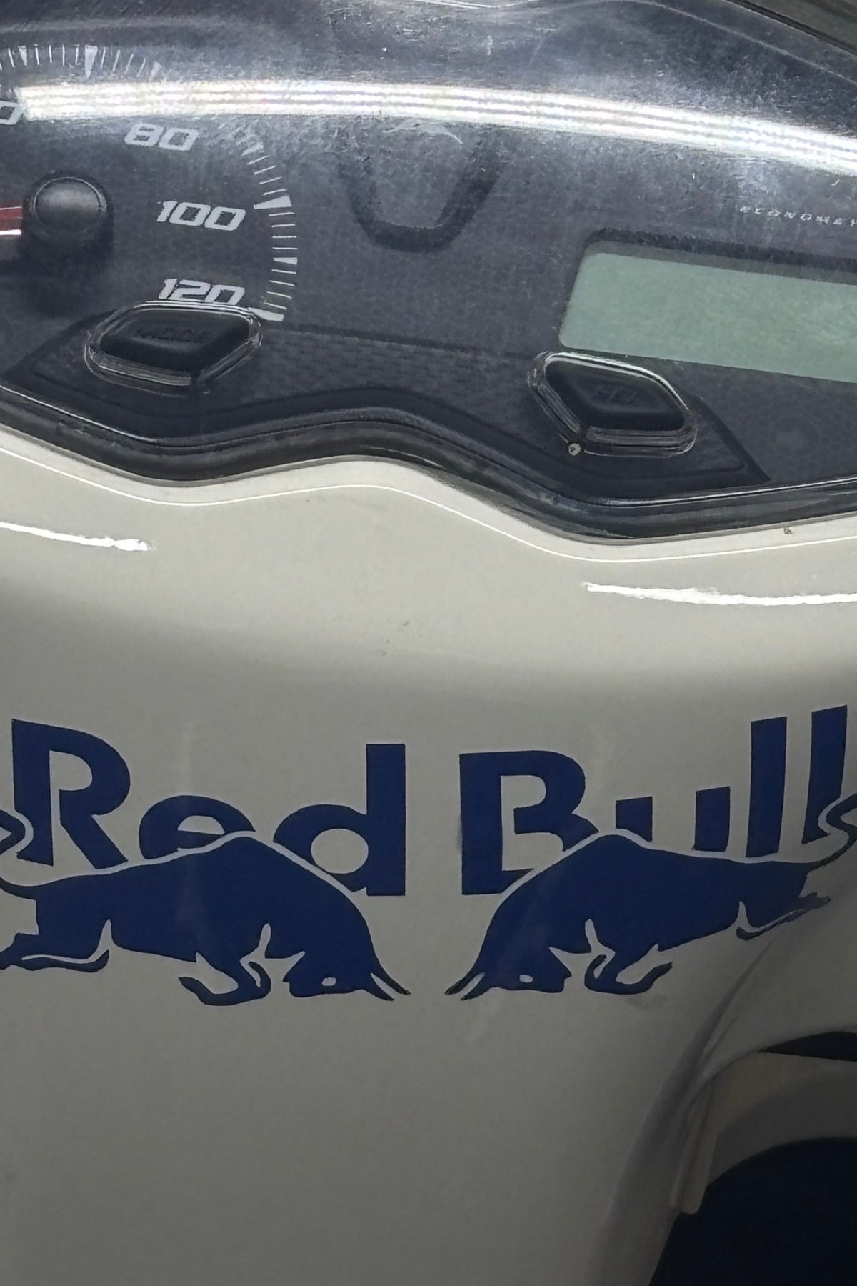 Motor-Araba-Kask için Lacivert Mavi Boğa Enerji Sticker Etiket (1 Adet)