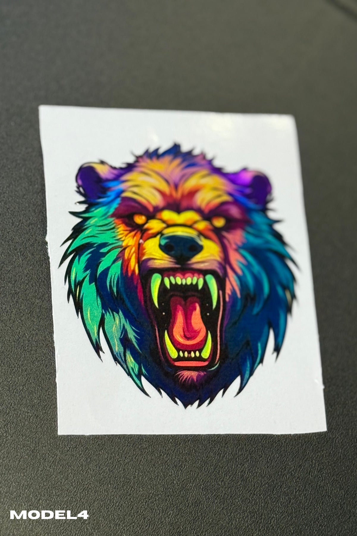 Motor-Araba-Laptop için Hologramlı Renkli Mini Sticker