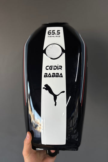 CG Motosiklet için Uyumlu Depo Sticker Seti CGDİR BABA 65.5 (2 Parça)