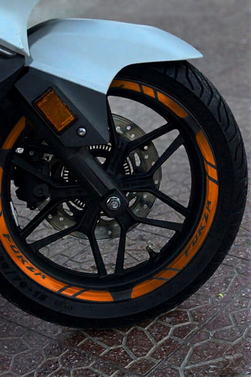Honda Forza için Jant Şeridi Sticker Seti (12 Parça) (Tüm Yıllara Uyumlu)