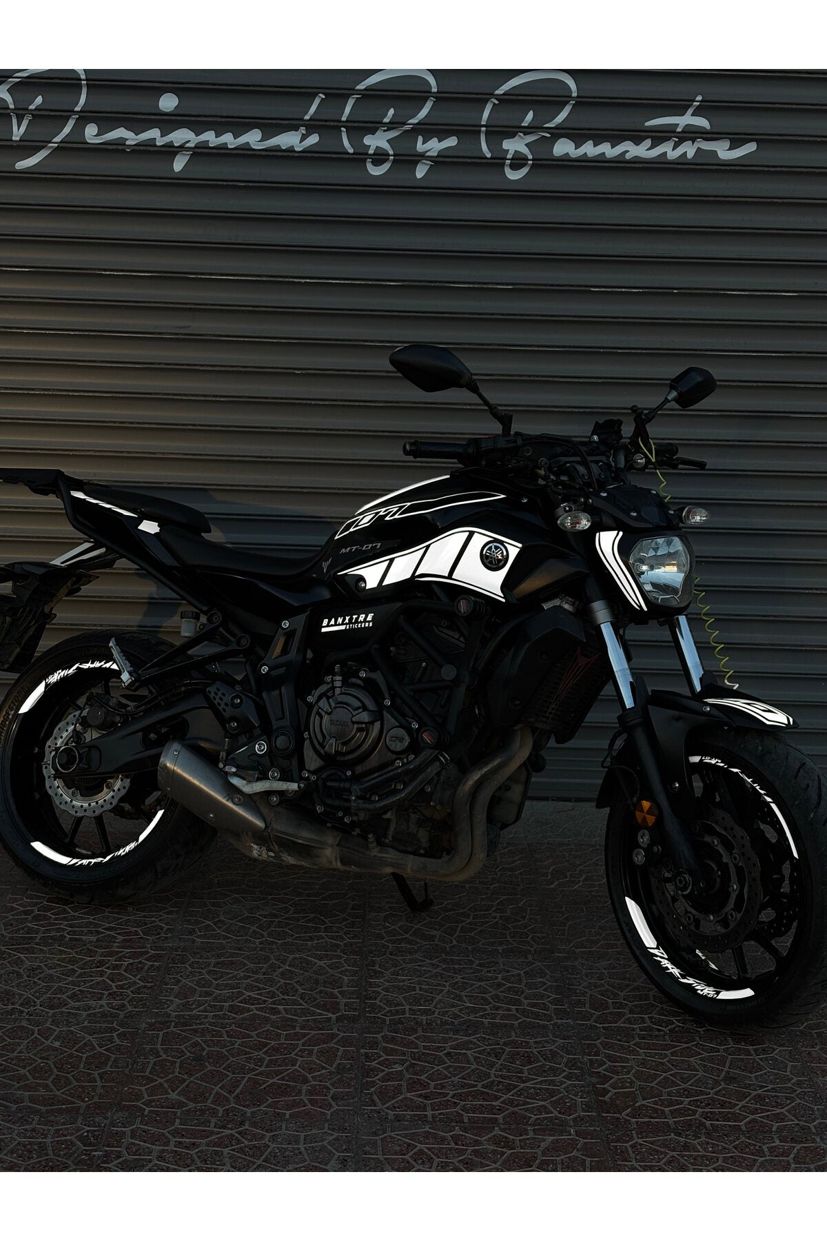 Yamaha MT-07 için Komple Sticker Seti (2014-2017) (Sağ ve Sol )