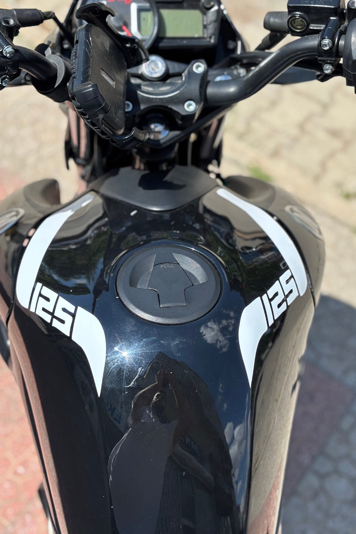 Mondial Drift-L Uyumlu Düz 125 Yazılı Depo Şerit Kordon