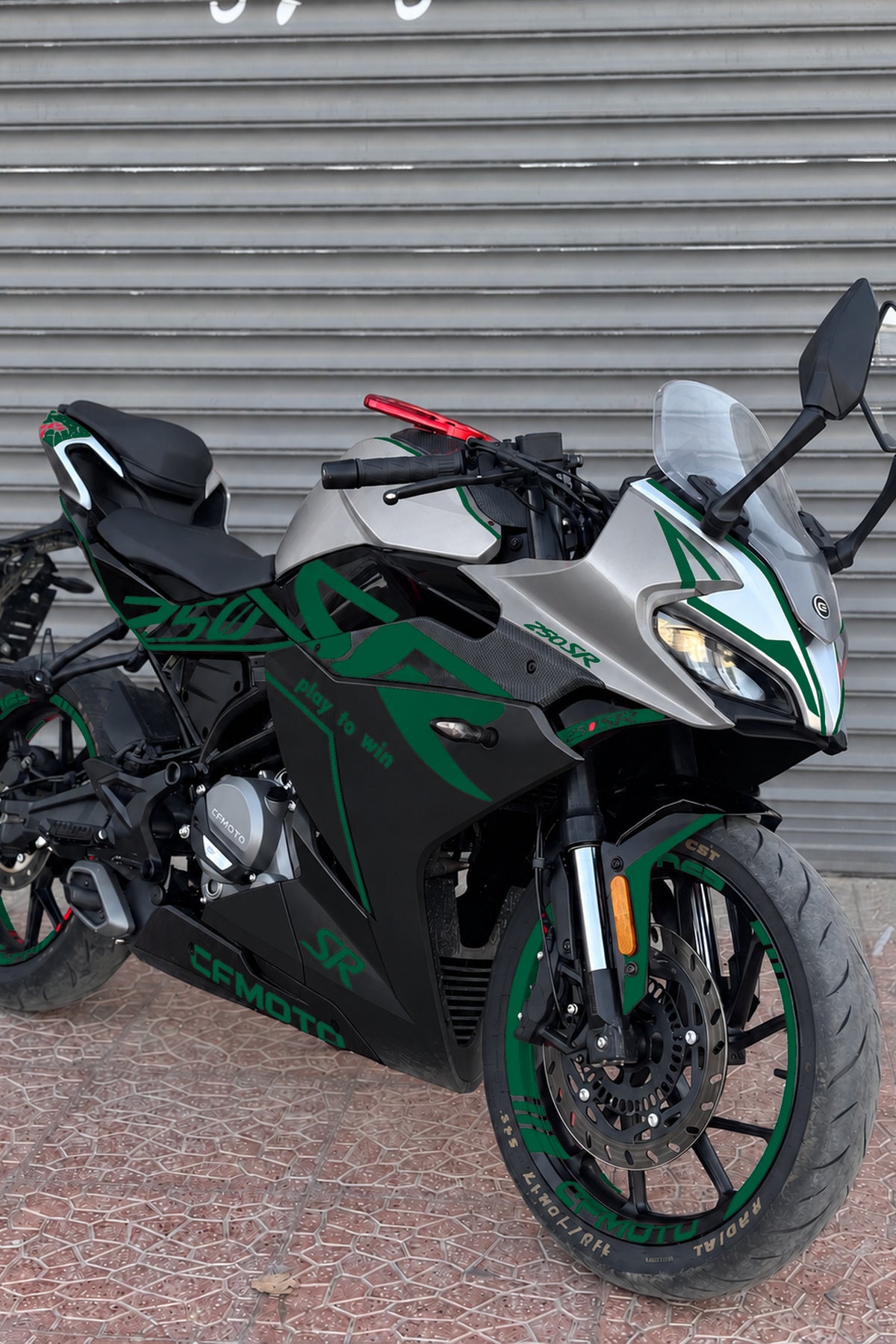 CFMOTO SR 250 için Komple Ultra Renk Değişim Sticker Seti (Sağ ve Sol )