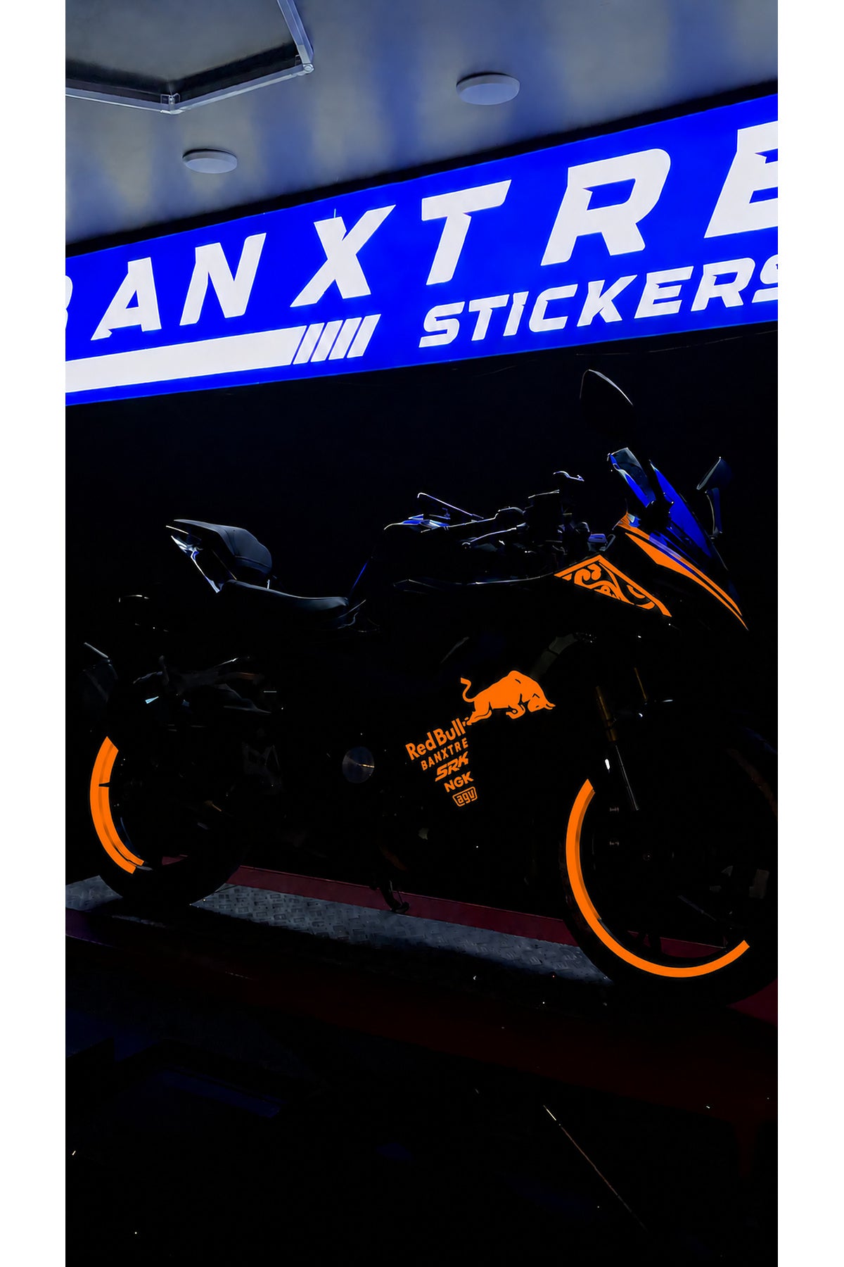RKS SRK 125 için Komple Reflektörlü Sticker Seti (Sağ ve Sol )