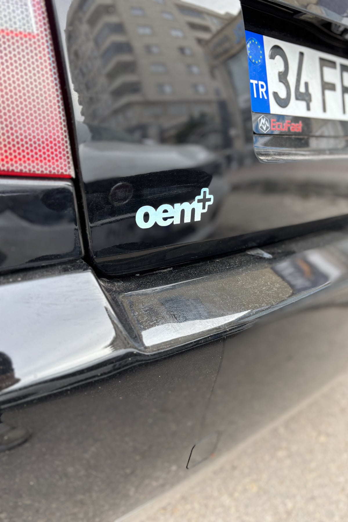 Araba ve Motor için Hologramlı OEM+ Sticker Etiket (1 Adet)