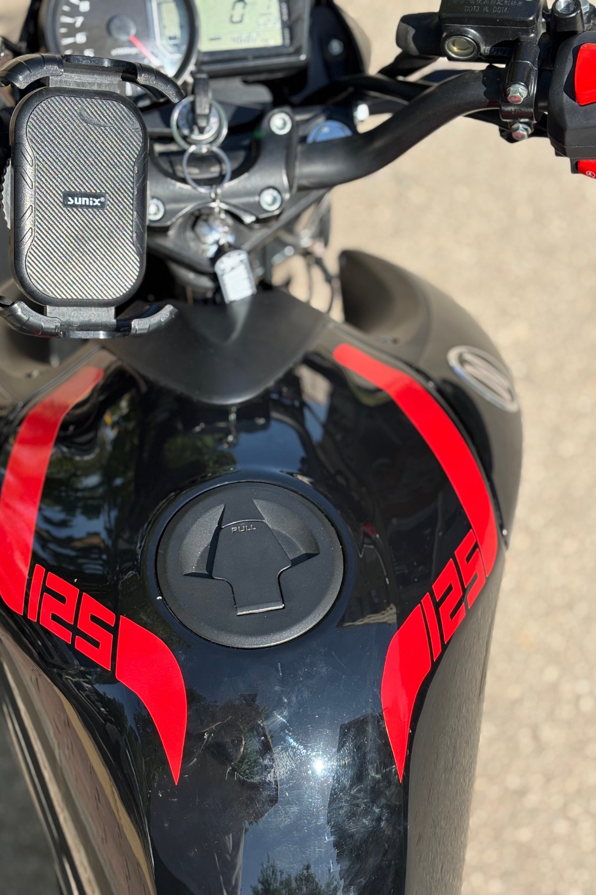 Mondial Drift-L Uyumlu Düz 125 Yazılı Depo Şerit Kordon