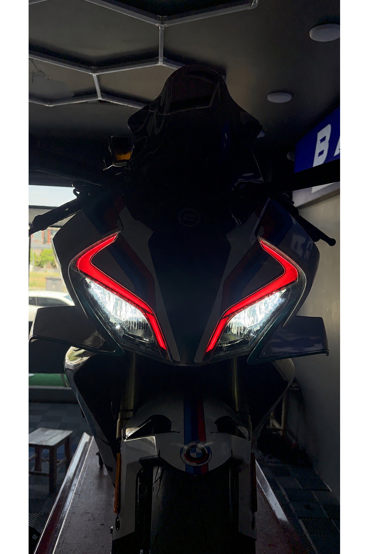 CFMOTO 450SR Gündüz Ledi için Hazır Kesim Far Filmi Far Renklendirme Sticker