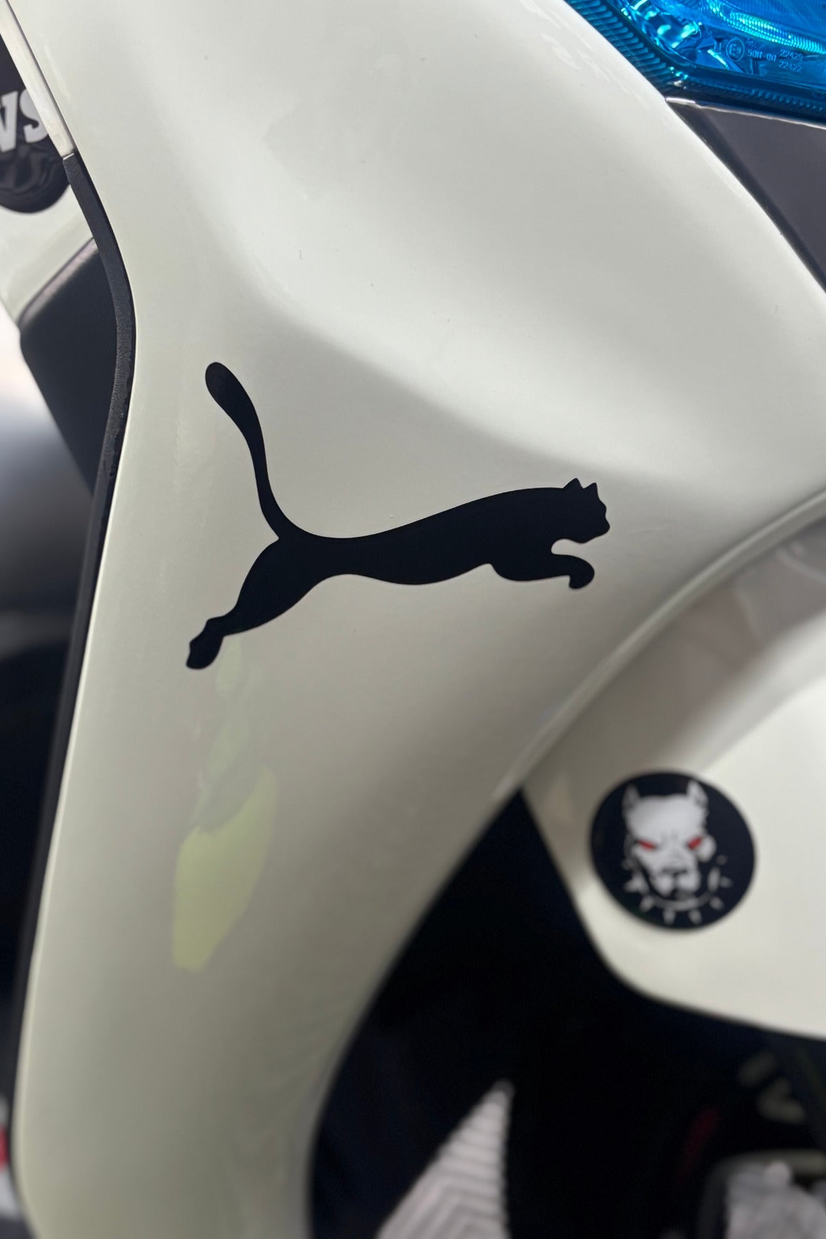 Motosiklet ve CG Deposu için Leopar Desenli Depo için Sticker Etiket (Sağ ve Sol )