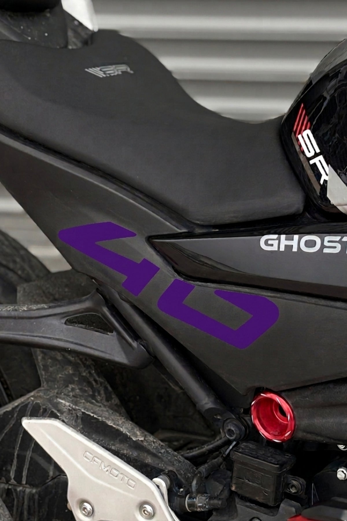 CFMOTO 450SR için Orijinal 40 Yazıları Sticker Etiket (Sağ ve Sol)